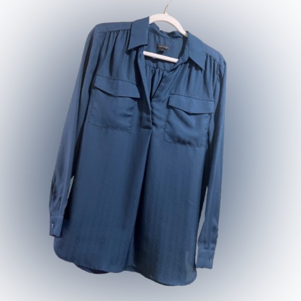 Ann Taylor Blue Blouse